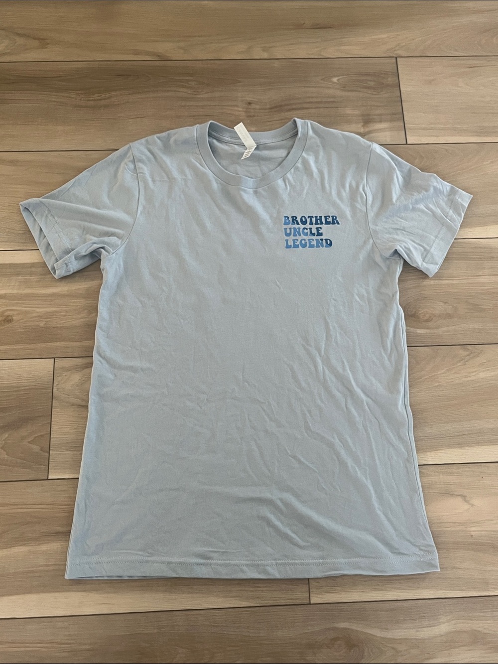 Bella Canvas Light Blue 'Brother Uncle Legend' Graphic Tee